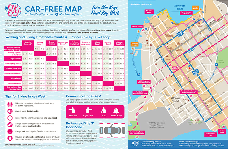 CarFree Key West Maps & Guides CarFree Key West
